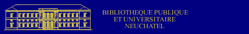 Bibliothèque publique et universitaire de Neuchâtel
